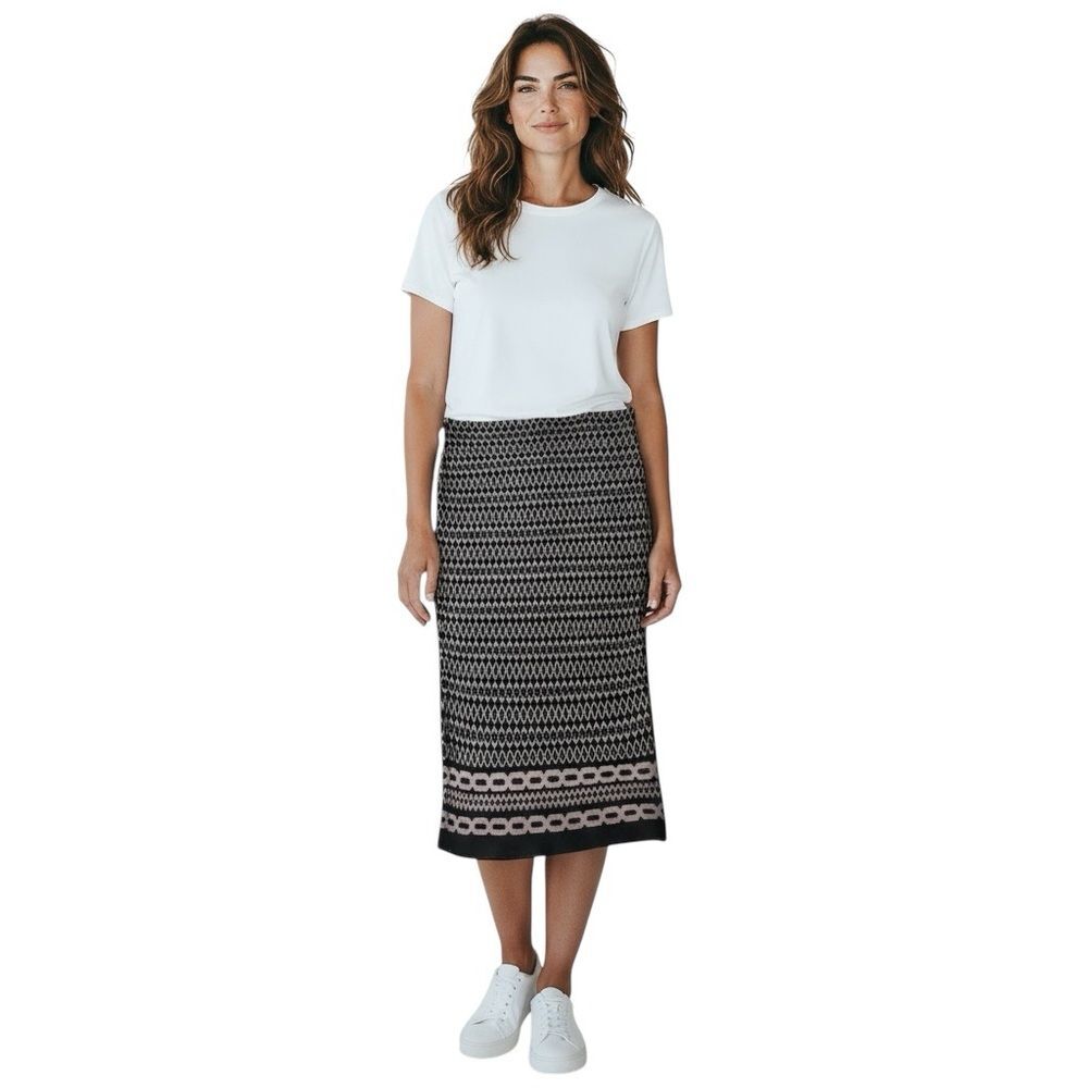 🆕Max Studio Knit Black Midi Skirt